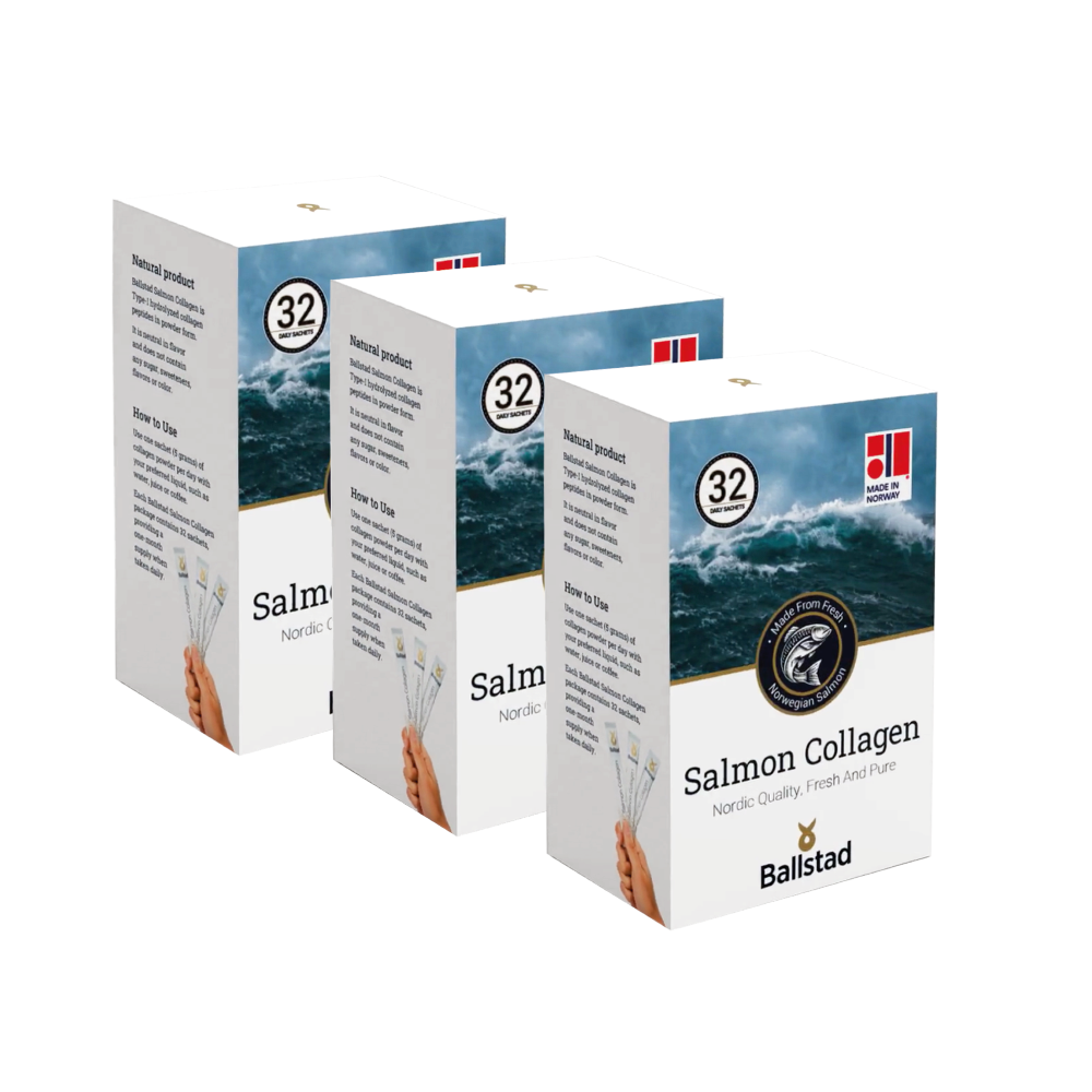 Pure Norwegian Salmon Collagen - Daily Sachets 3 Pack